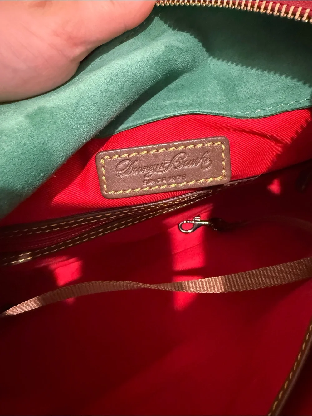 Dooney & Bourke Florentine Satchel Regular Size Elephant